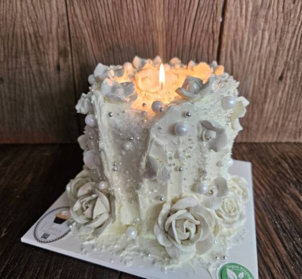 Romantic Candle Cake
